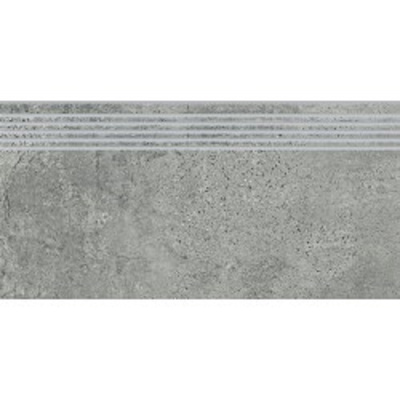 Сходинка з керамограніту Newstone Grey Steptread сіра 8x1198x298 мм