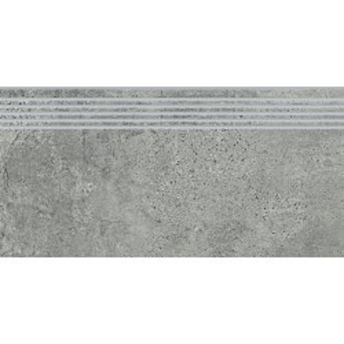 Сходинка з керамограніту Newstone Grey Steptread сіра 8x1198x298 мм