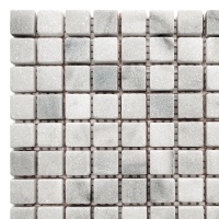 Мозаїка з мармуру Матова МКР-4СВ (15x15) White Mix