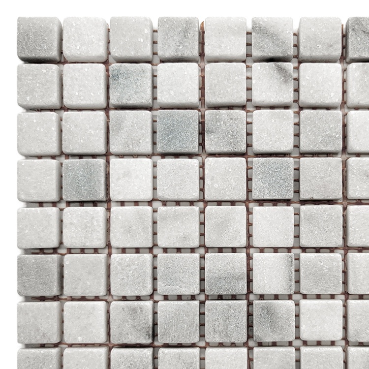 Мозаїка з мармуру Матова МКР-4СВ (15x15) White Mix