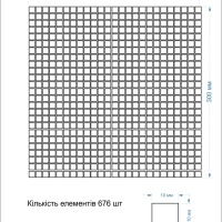 Мозаїка керамічна Kotto Ceramica GM 410041 C Beige w 300 х 300 х 4 ( 10 х 10 )