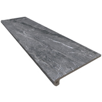 Сходинка клінкерна Peldano Ml Imperial Ceniza темно-сіра 40x1200x330 мм