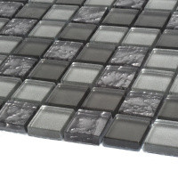 Мозаика керамическая Kotto Ceramica GM 8001 C3 GreyR S1/Grey m/Grey Silver  300 х 300 х 8   ( 25 х 25 )