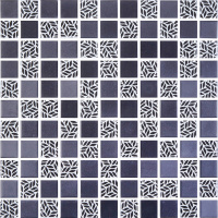 Мозаїка скляна Kotto Ceramica GMP 0825010 С2 print 10/black mat 300 x 300 х 8 ( 25 х 25 )