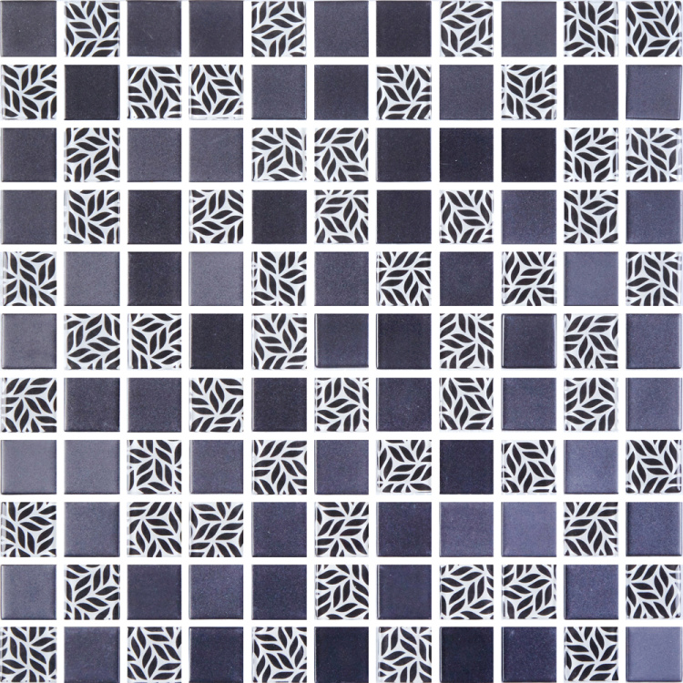 Мозаїка скляна Kotto Ceramica GMP 0825010 С2 print 10/black mat 300 x 300 х 8 ( 25 х 25 )
