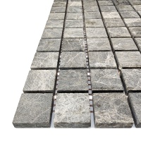 Мозаїка з мармуру Матова МКР-2СН (23x23) Emperador Medium