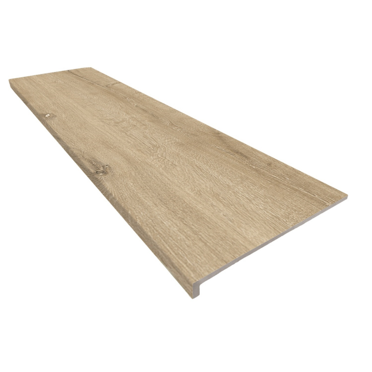 Сходинка з керамограніту, клінкер Peldano Rect. Yoho Oak бежева 30x1200x330 мм