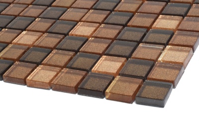 Мозаїка керамічна Kotto Ceramica GM 8007 C3 Brown Dark/Brown Gold/Brown Brocade 300 х 300 х 8 ( 25 х 25 )