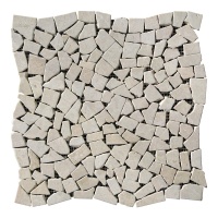 Мозаика из мрамора Матовая МКР-ХСВ (хаотичная) Victoria Beige