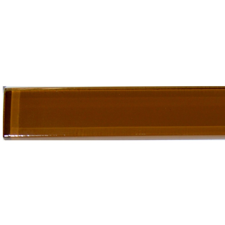 Фриз скляний Kotto Ceramica GF 751514 brown white 15 х 750 х 8
