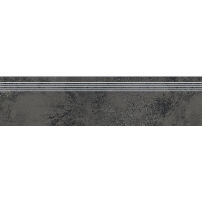 Сходинка з керамограніту Quenos Graphite Steptread графітова 8x598x298 мм