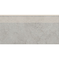 Сходинка з керамограніту Highbrook Light Grey Steptread світло-сіра 8x598x298 мм