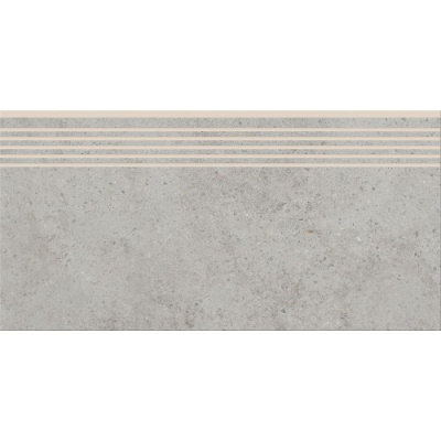 Сходинка з керамограніту Highbrook Light Grey Steptread світло-сіра 8x598x298 мм