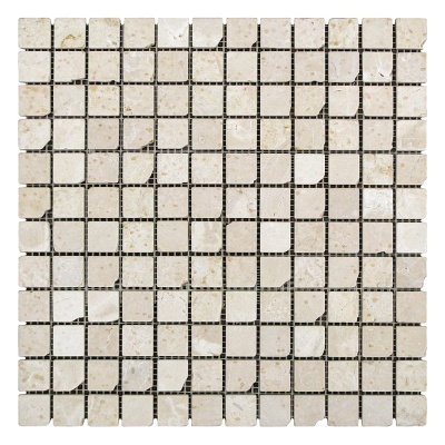 Мозаїка з мармуру Матова МКР-2СВА (23x23) Beige Mix
