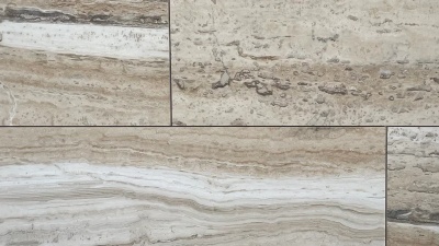 Плитка из травертина Traonix (Dune) vein cut Filled and Honed 1,2х30,5х61 см, бежевая матовая заполненная шлифованная Export