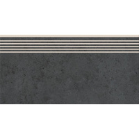 Сходинка з керамограніту Highbrook Anthracite Steptread антрацитова 8x598x298 мм