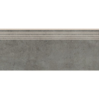 Сходинка з керамограніту Highbrook Dark Grey Steptread темно-сіра 8x598x298 мм Сходинка з керамограніту Highbrook Dark Grey Steptread темно-сіра 8x598x298 мм