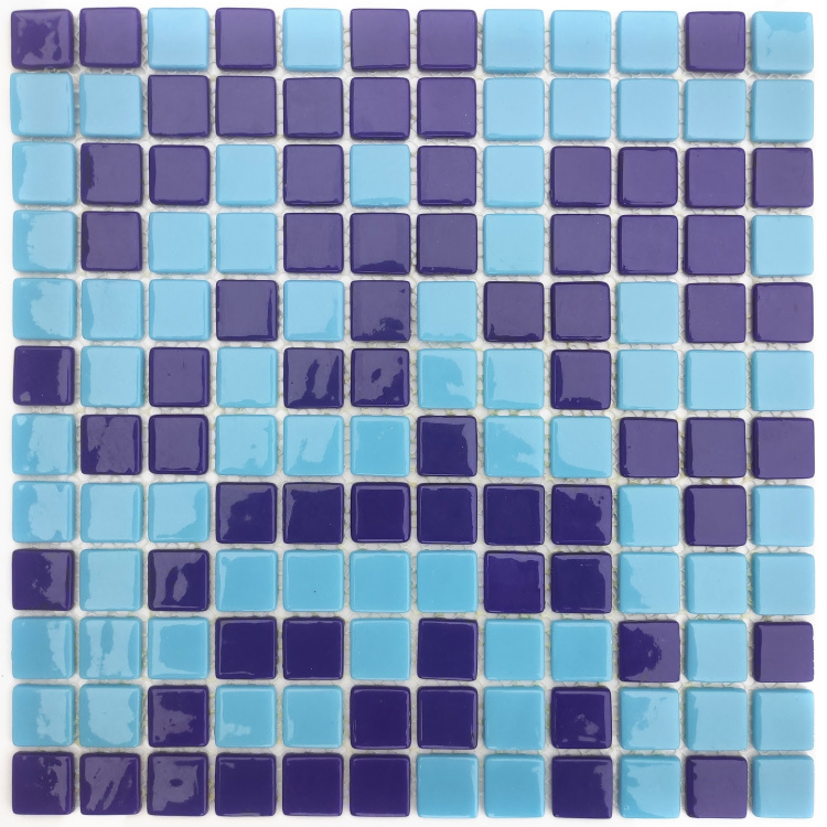Мозаїка скляна АкваМо Limited Edition 54 на сітці