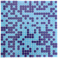 Мозаїка скляна АкваМо Limited Edition 54 на сітці Мозаїка скляна АкваМо Limited Edition 54 на сітці