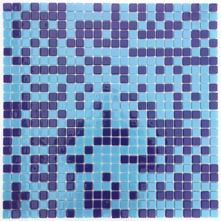 Мозаїка скляна АкваМо Limited Edition 54 на сітці