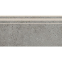 Сходинка з керамограніту Highbrook Grey Steptread сіра 8x598x298 мм