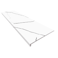 Сходинка клінкерна Peld Recto Markina Bianco біла 30x1200x330 мм