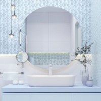 Мозаика керамическая Kotto Ceramica GM 8015 C2 Silver S5/White/  300 х 300 х 8   ( 25 х 25 )