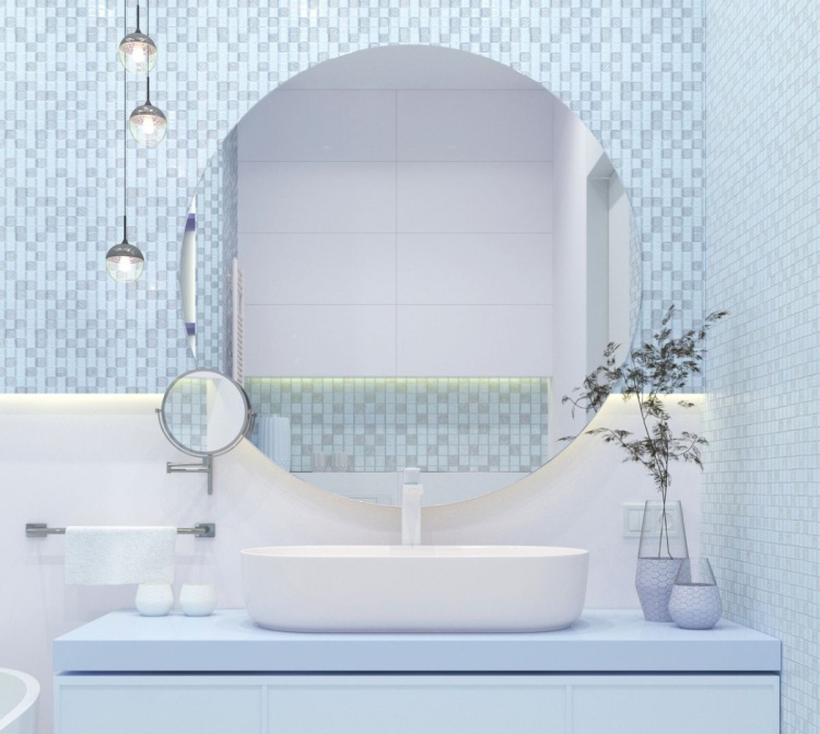Мозаика керамическая Kotto Ceramica GM 8015 C2 Silver S5/White/  300 х 300 х 8   ( 25 х 25 )