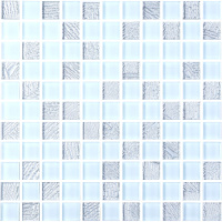 Мозаика керамическая Kotto Ceramica GM 8015 C2 Silver S5/White/  300 х 300 х 8   ( 25 х 25 )
