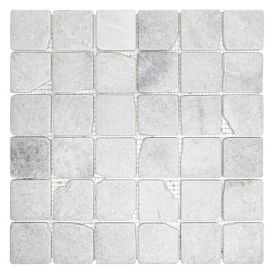 Мозаїка з мармуру Матова МКР-3СВА (47x47) White Mix