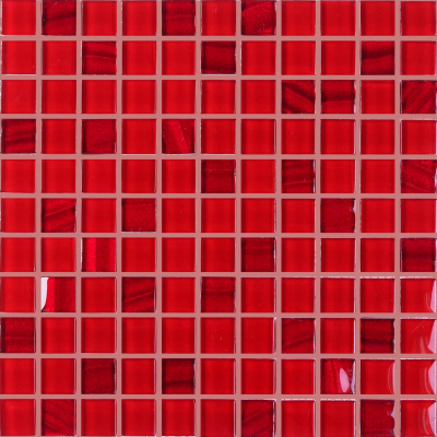 Мозаика керамическая Kotto Ceramica GM 8016 C2 Red Silver S6/Cherry/  300 х 300 х 8   ( 25 х 25 )