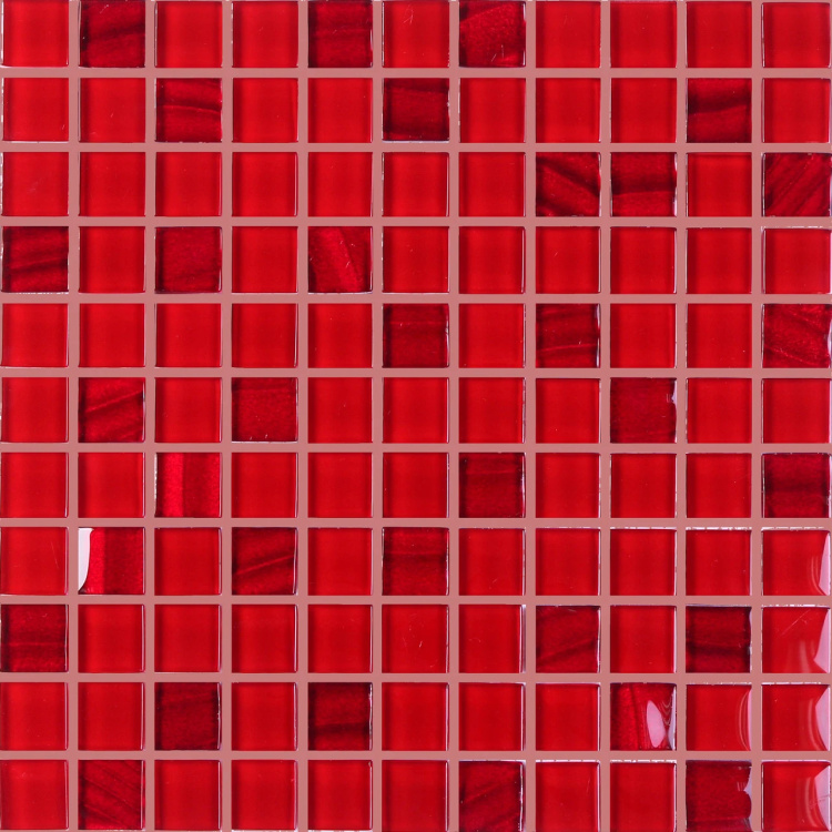 Мозаика керамическая Kotto Ceramica GM 8016 C2 Red Silver S6/Cherry/  300 х 300 х 8   ( 25 х 25 )