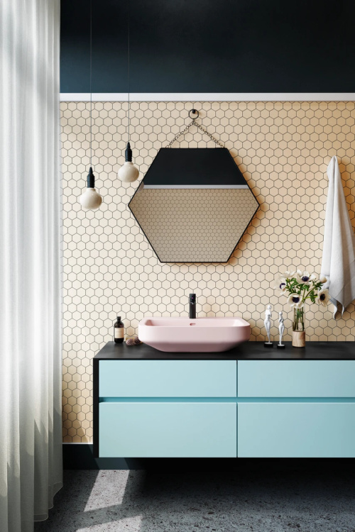 Мозаика керамическая Kotto Ceramica HEXAGON H 6007 Bisque  295 х 295 х 9