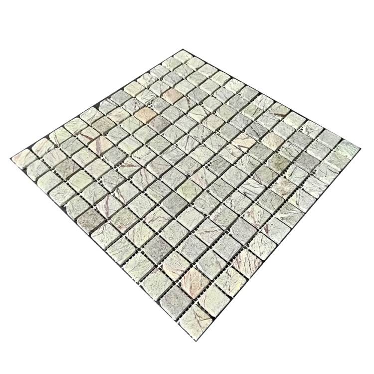 Мозаїка з мармуру Матова МКР-2СВА (23x23) Bidasar Green