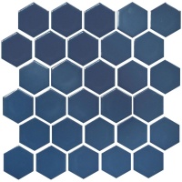 Мозаика керамическая Kotto Ceramica HEXAGON H 6008 Steel Blue  295 х 295 х 9