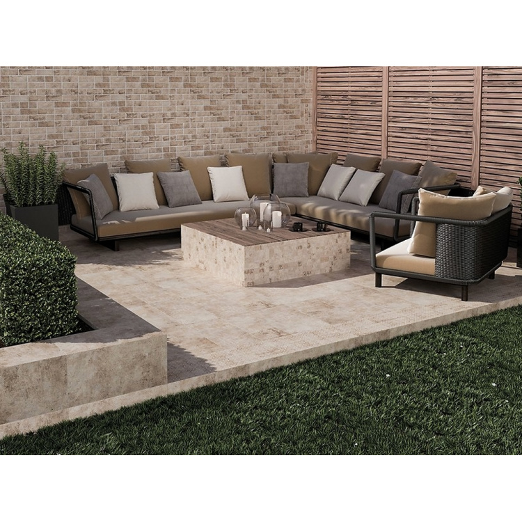 Сходинка з керамограніту Lukas Beige Steptread бежева 8x598x298 мм