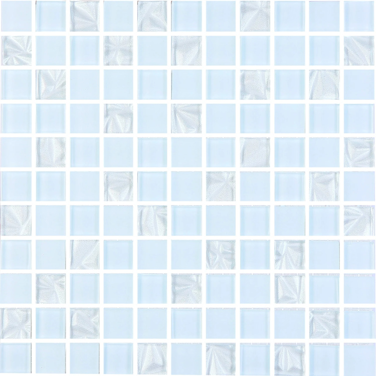 Мозаика керамическая Kotto Ceramica GM 8019 C3 Pearl S4/Ceramik White/White  300 х 300 х 8   ( 25 х 25 )