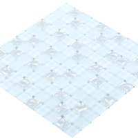 Мозаика керамическая Kotto Ceramica GM 8019 C3 Pearl S4/Ceramik White/White  300 х 300 х 8   ( 25 х 25 )