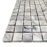 Мозаика из мрамора Полированная МКР-4П (15x15) Grey Mix