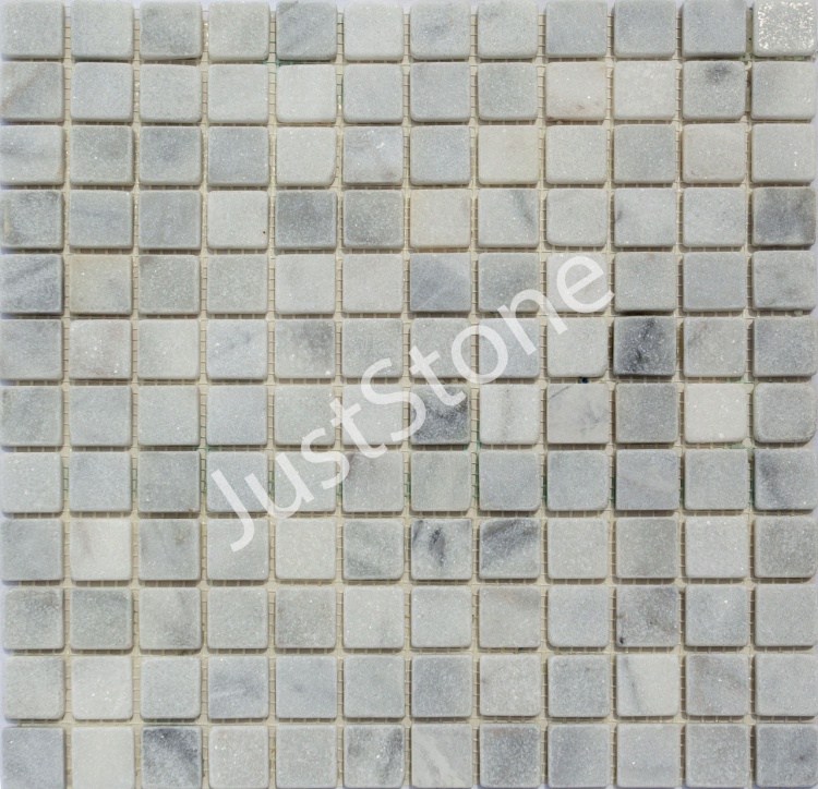 Мозаика из мрамора Матовая МКР-2СВ (23x23) White Mix