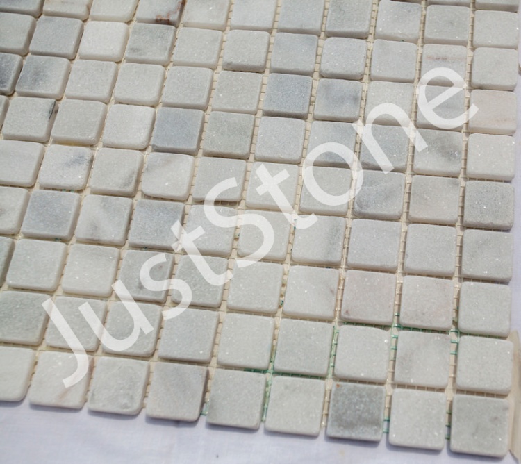 Мозаика из мрамора Матовая МКР-2СВ (23x23) White Mix