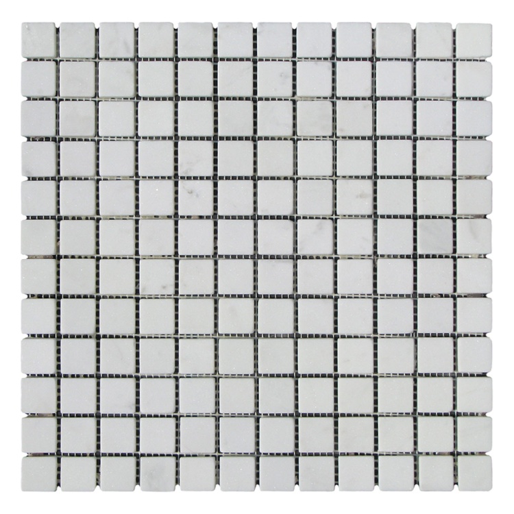 Мозаика из мрамора Матовая МКР-2СВ (23x23) White Mix