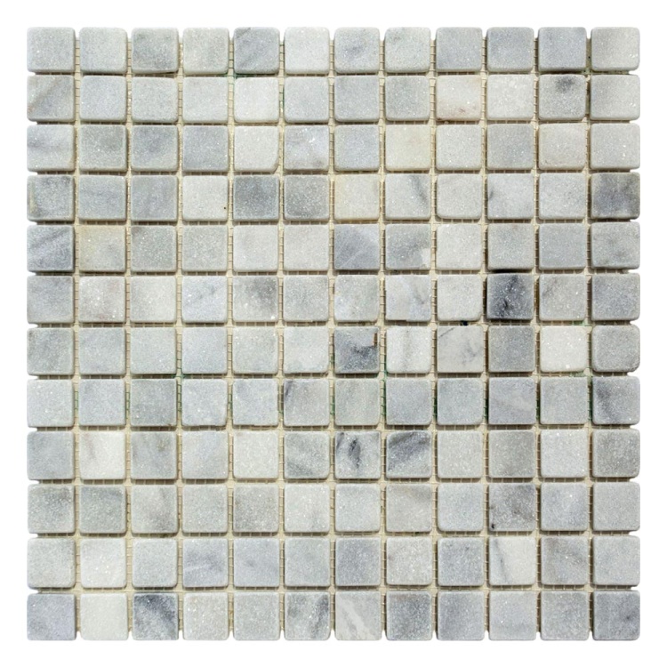 Мозаика из мрамора Матовая МКР-2СВ (23x23) White Mix
