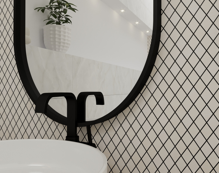 Мозаїка з керамограніту Kotto Ceramica MI7 30500310C Salino 300 x 300 х 10 (ромб 30 x 50)