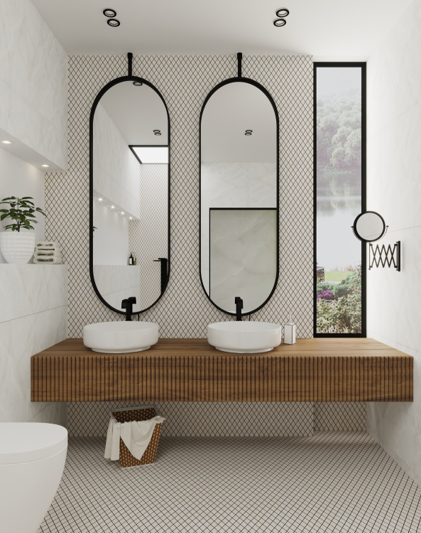 Мозаїка з керамограніту Kotto Ceramica MI7 30500310C Salino 300 x 300 х 10 (ромб 30 x 50)