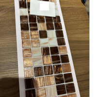 Мозаика стеклянная V-MOS FE070 Luminis Brown Mozaico de Lux