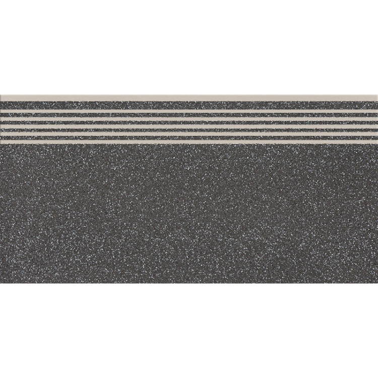 Сходинка з керамограніту Milton Graphite Steptread графітова 8x598x298 мм