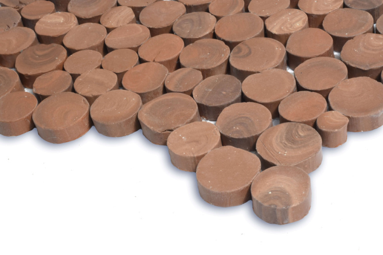 Мозаика из керамогранита Kotto Ceramica MI7 14300716C Noce 300 x 300 х 10 (круг d 14-30)