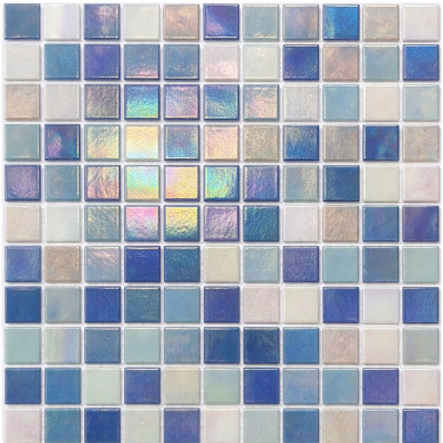 Мозаїка скляна V-MOS CH002 Vitreo Blue Mozaico de Lux
