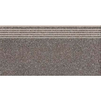 Сходинка з керамограніту Milton Dark Grey Steptread сіра 8x598x298 мм Сходинка з керамограніту Milton Dark Grey Steptread сіра 8x598x298 мм